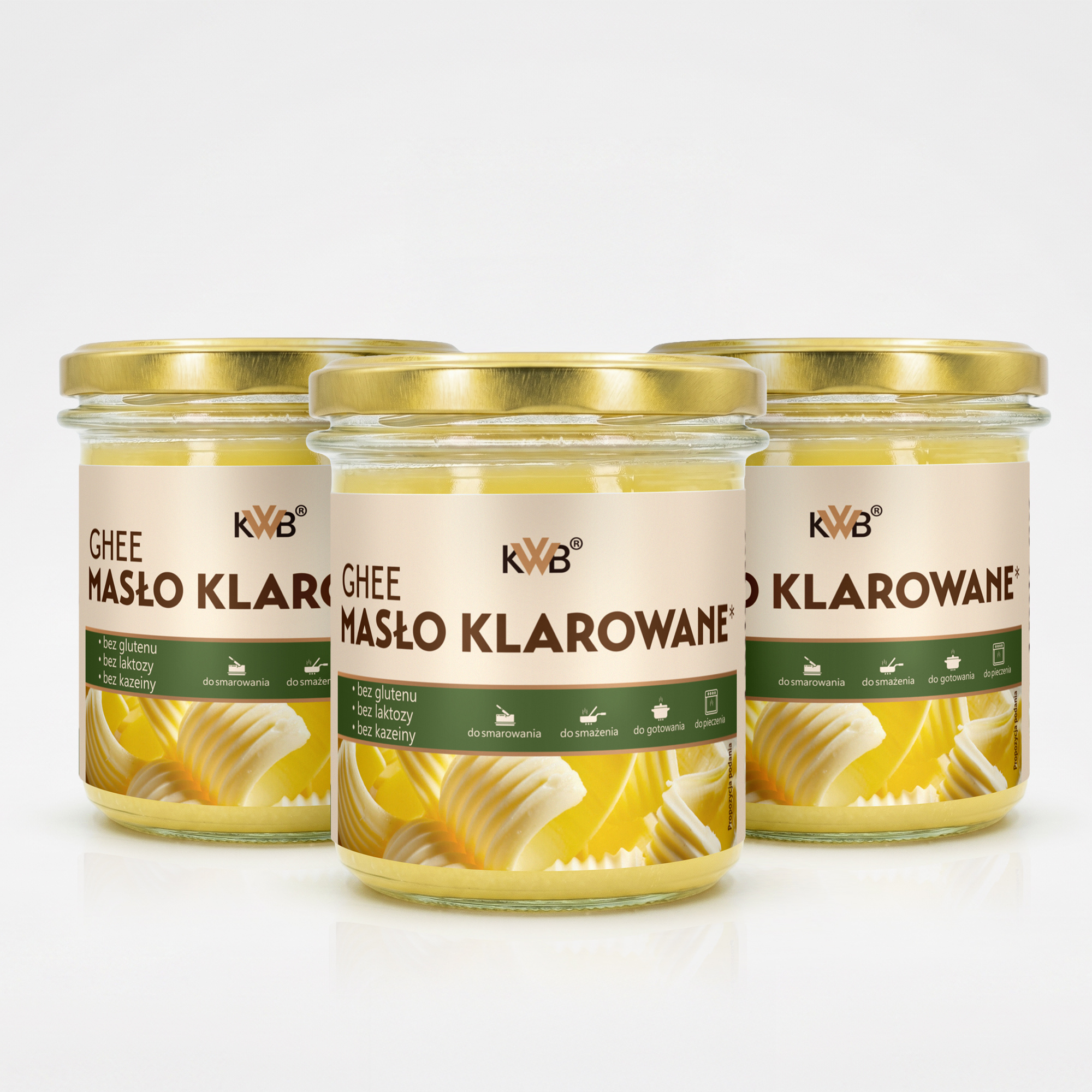 3x KWB masło ghee