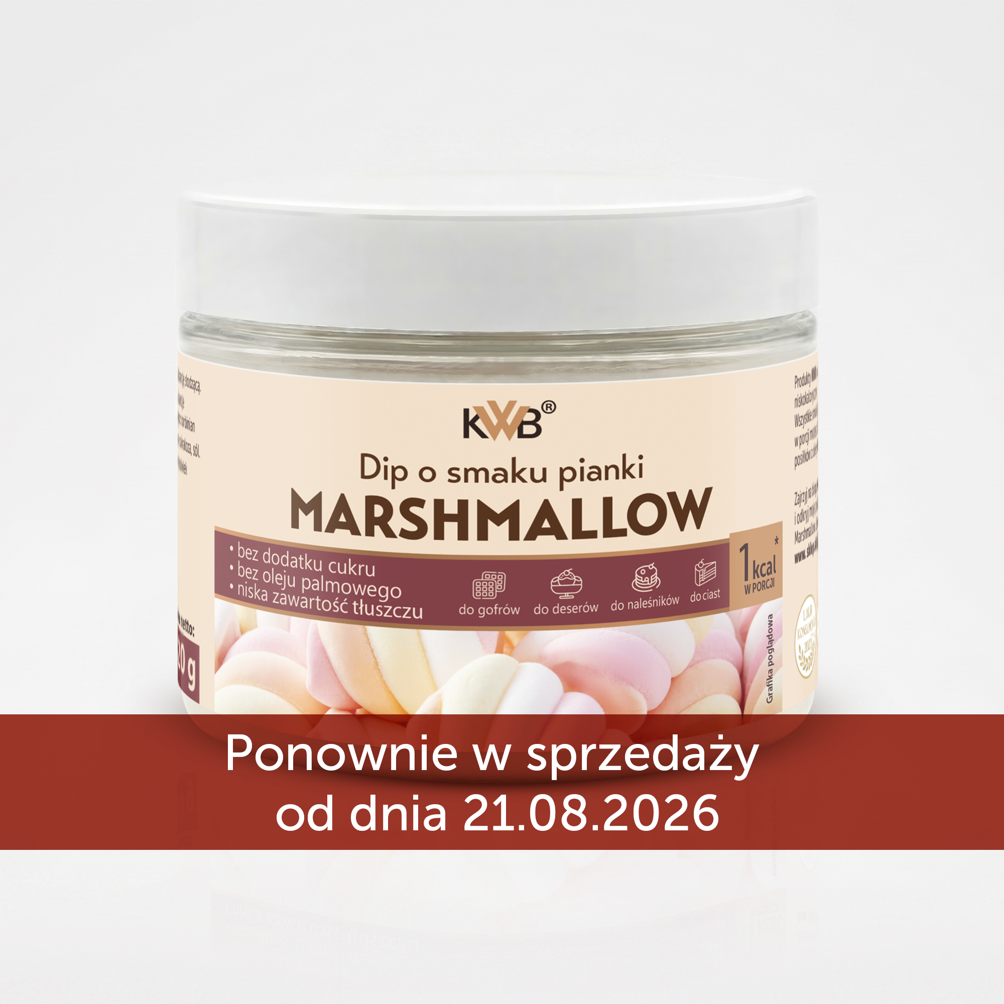KWB dip o smaku pianki marshmallow