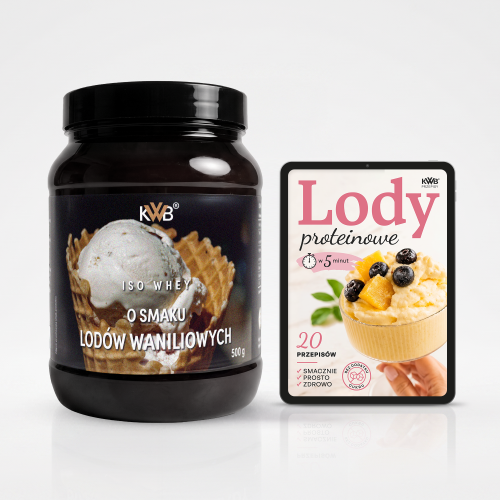 KWB Iso Whey - odżywka białkowa + e-book lody proteinowe gratis