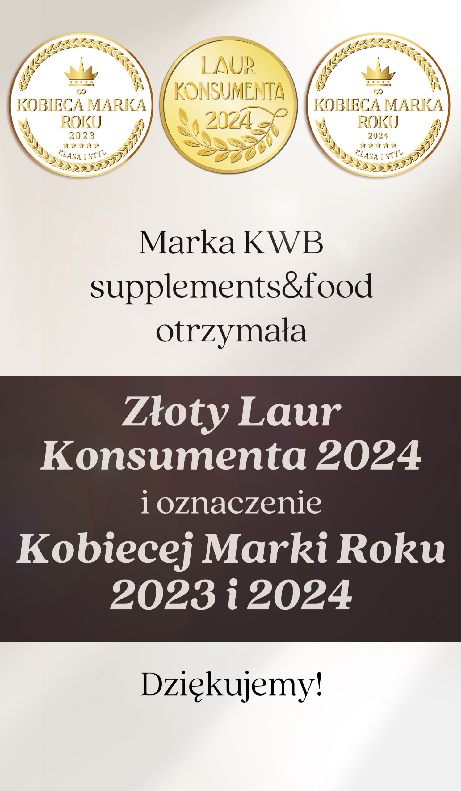 ZłotyLaur_350x600_k4 B KWB Iso Whey - odżywka białkowa