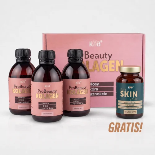 KWB Kolagen ProBeauty - kolagen dla kobiet + KWB Sun Skin Plus GRATIS!