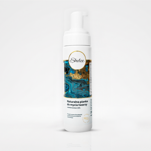 Shelee naturalna pianka do mycia twarzy z biofermentem 10%