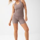 FeelJ RIBBED Shorts push up Mocca