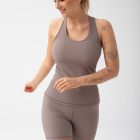 FeelJ RIBBED Shorts push up Mocca