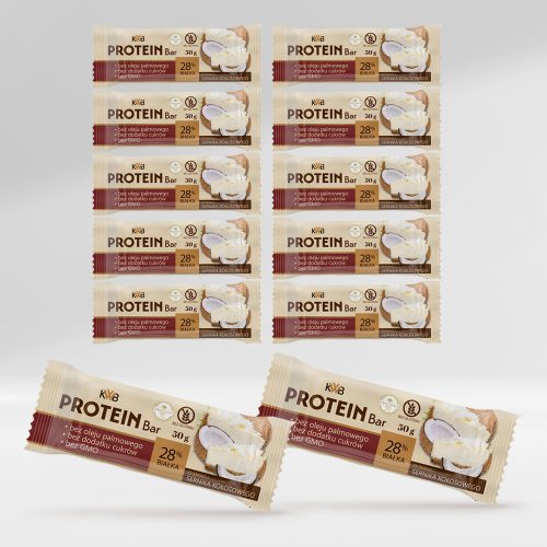KWB Protein Bar - batony proteinowe w polewie czekoladowej 10+2 GRATIS