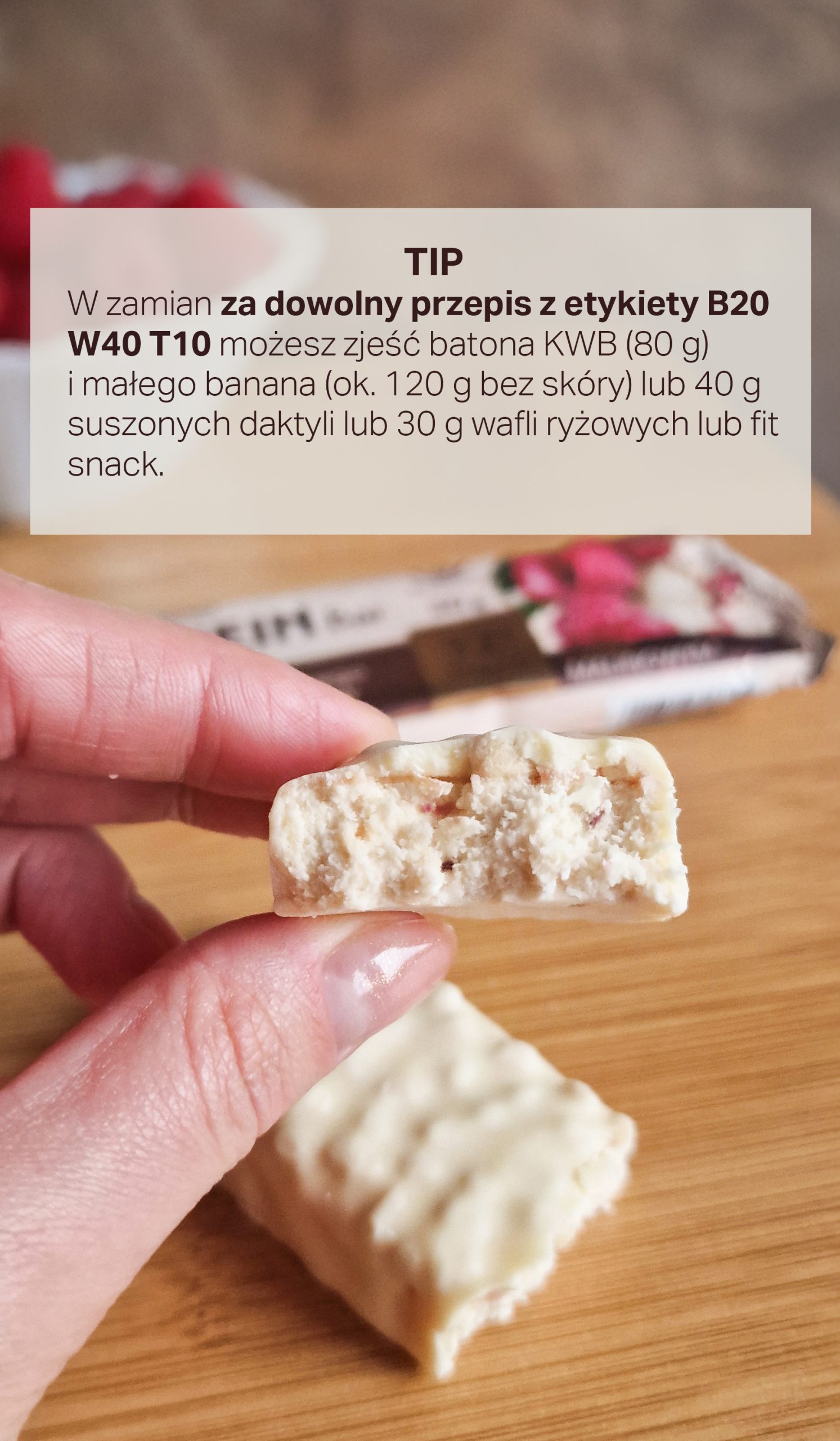 KWB Protein Bar - baton proteinowy w polewie czekoladowej