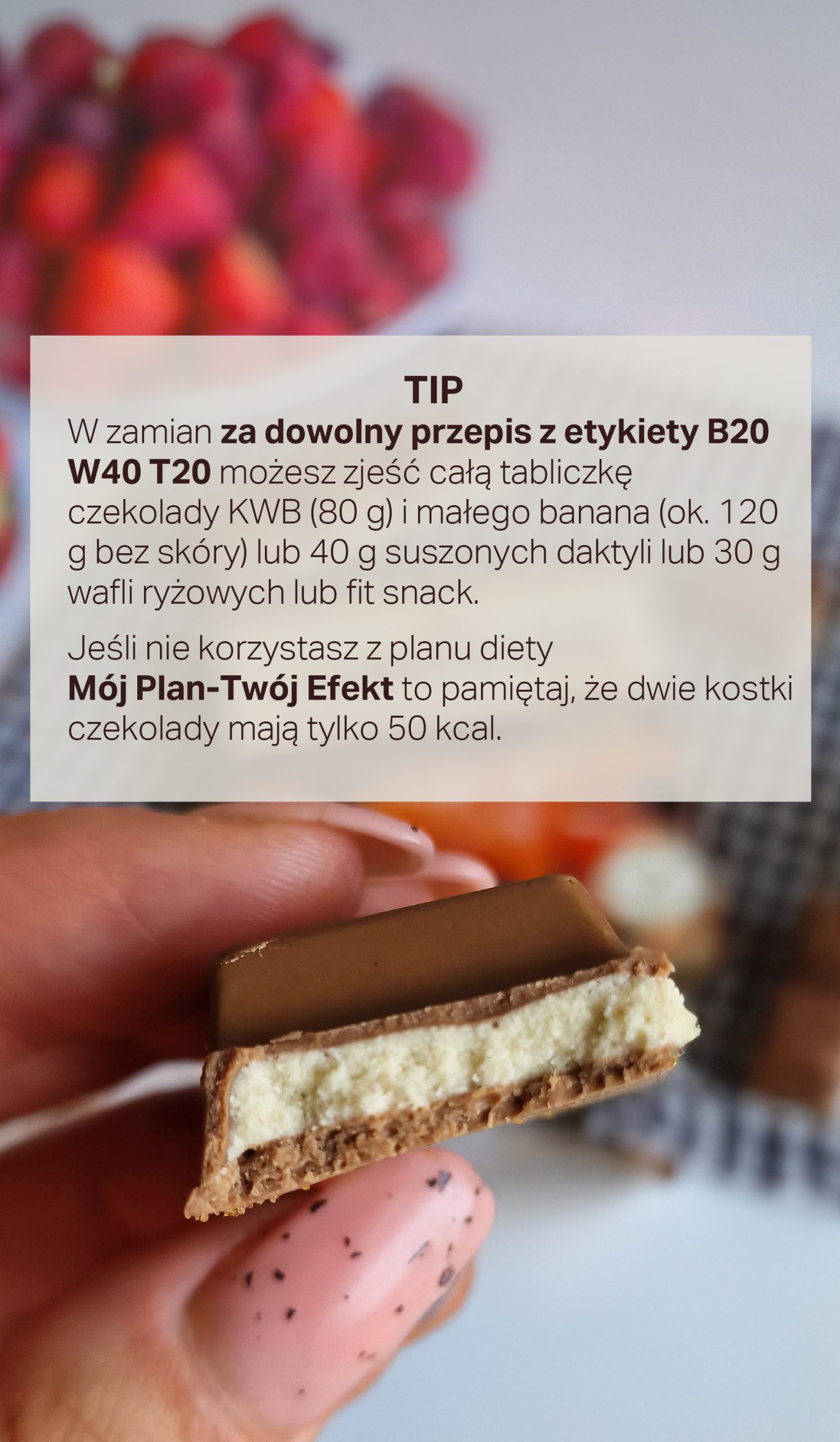 KWB zestaw Fit Czekolada proteinowa 80g 3+1 GRATIS