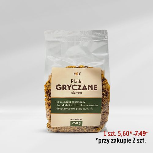 KWB płatki gryczane ciemne