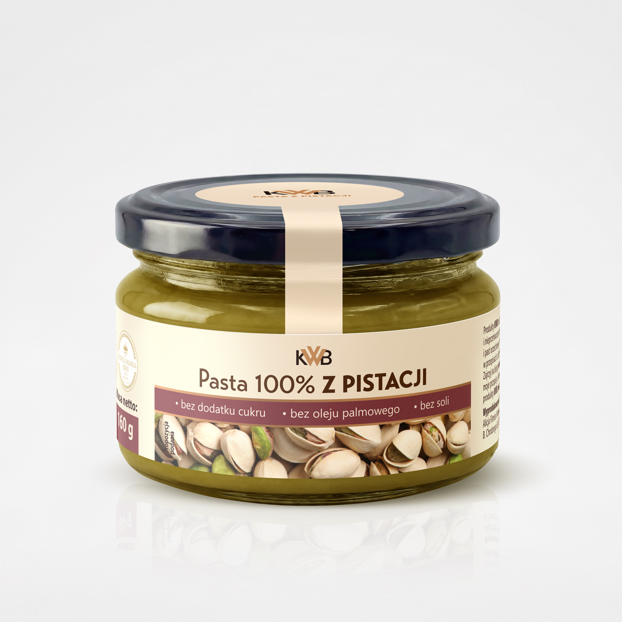 KWB pasta 100% z pistacji