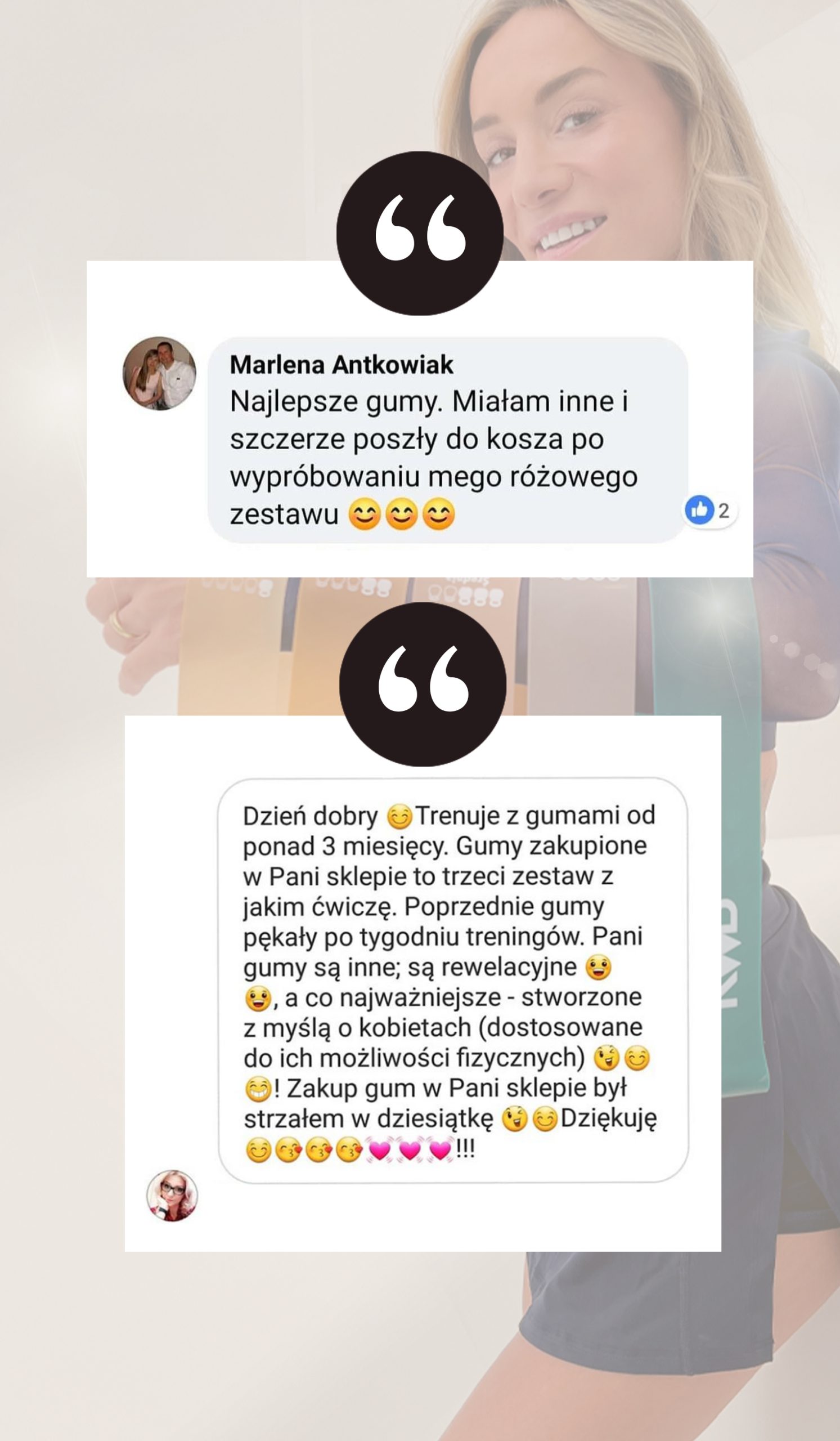 KWB Maxi Bands gumy treningowe zestaw 2 szt.