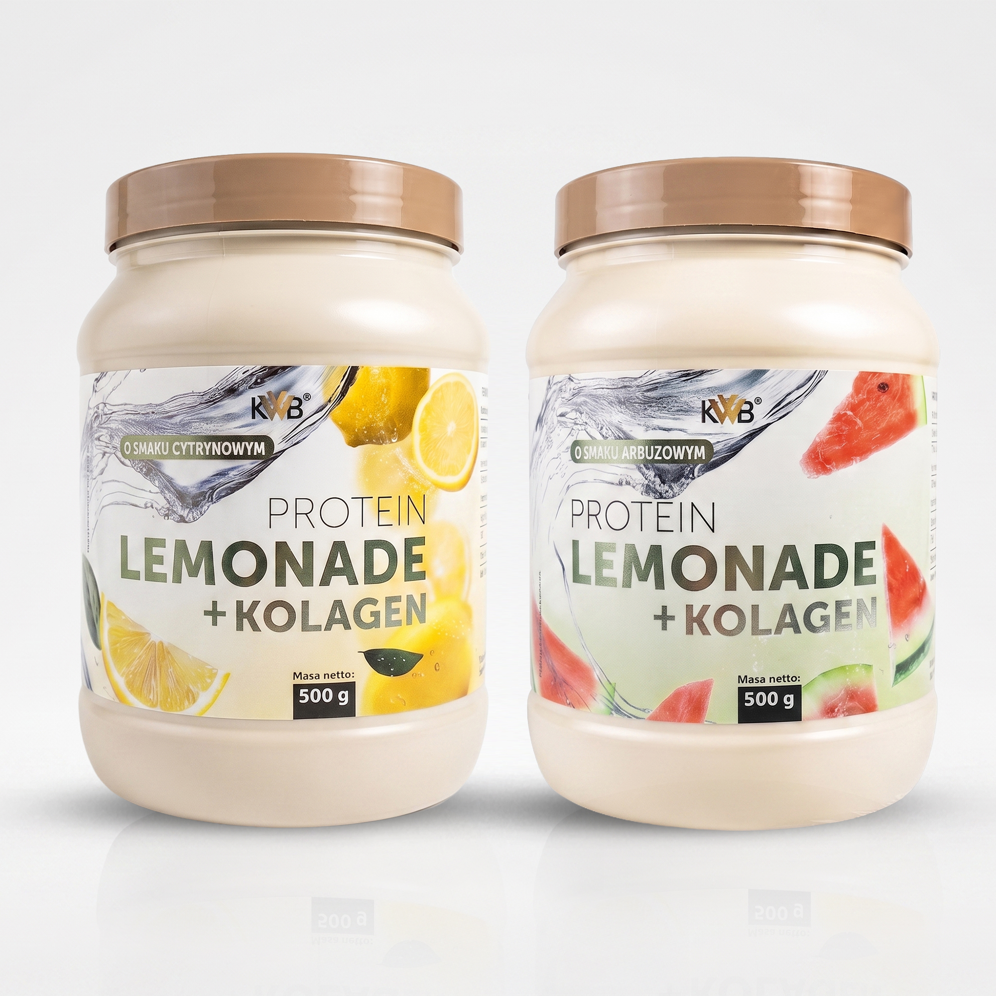KWB Protein Lemonade Kolagen: lemoniada proteinowa - arbuzowy