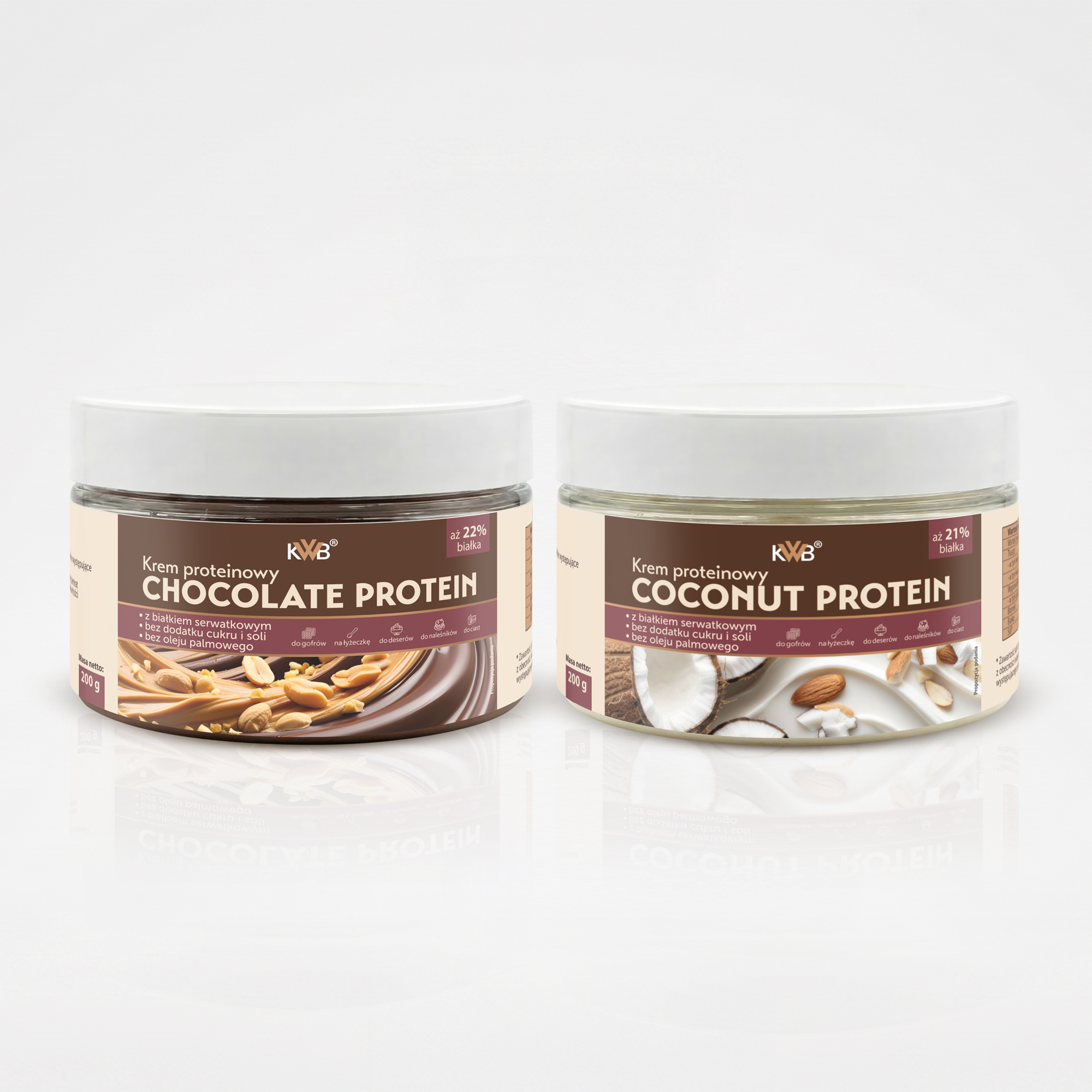 KWB Krem Proteinowy - czekoladowy
