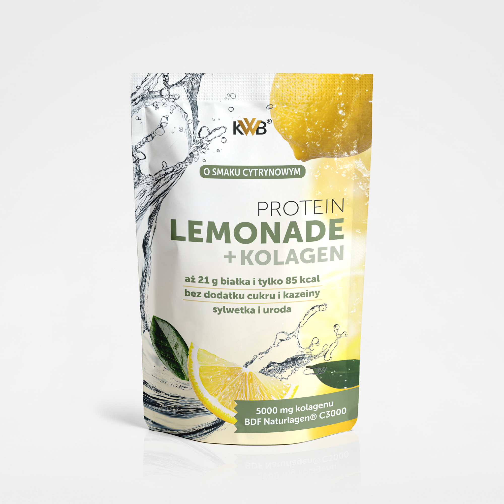 Lemoniada proteinowa KWB z kolagenem w saszetkach