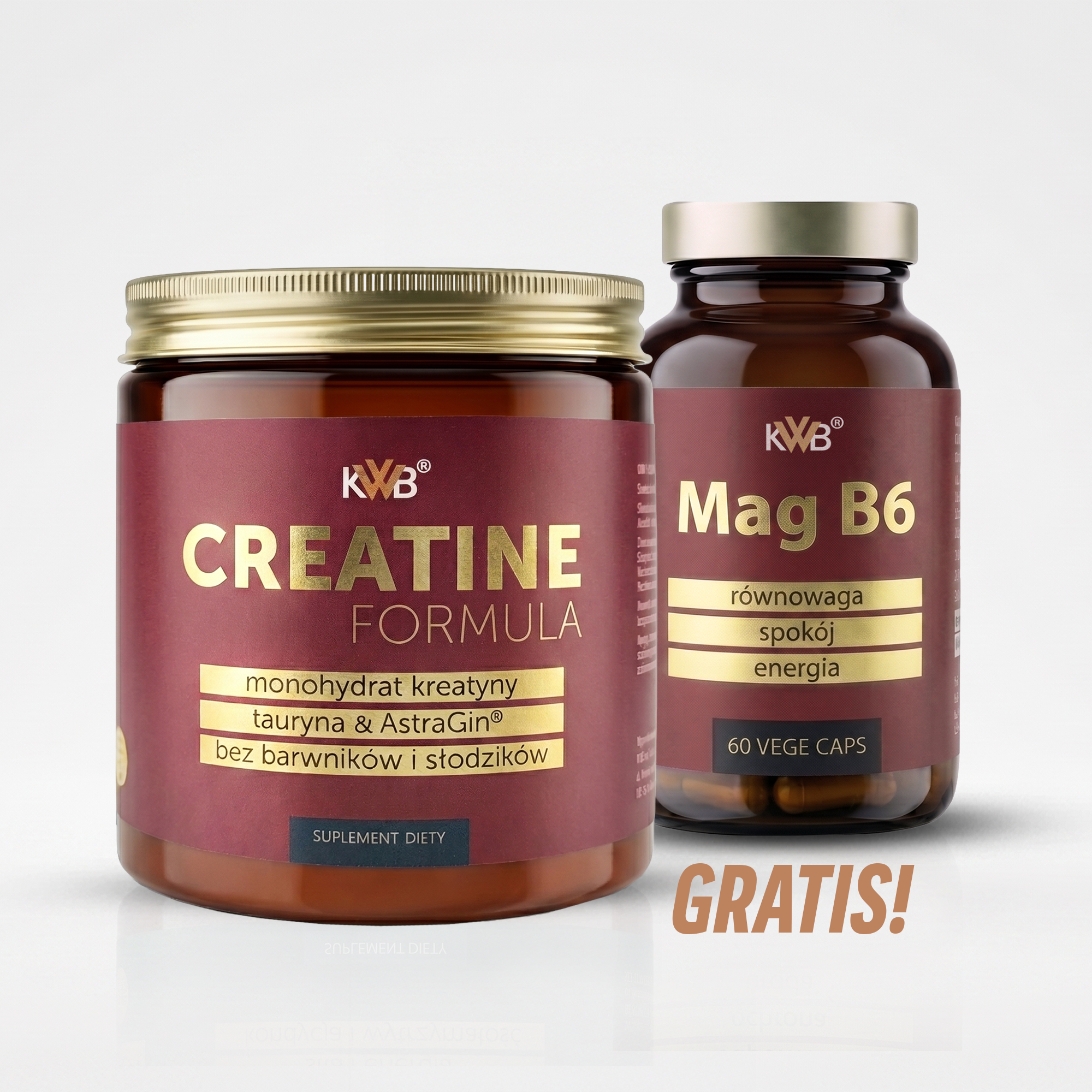 KWB Creatine Formula + KWB Mag B6 GRATIS!