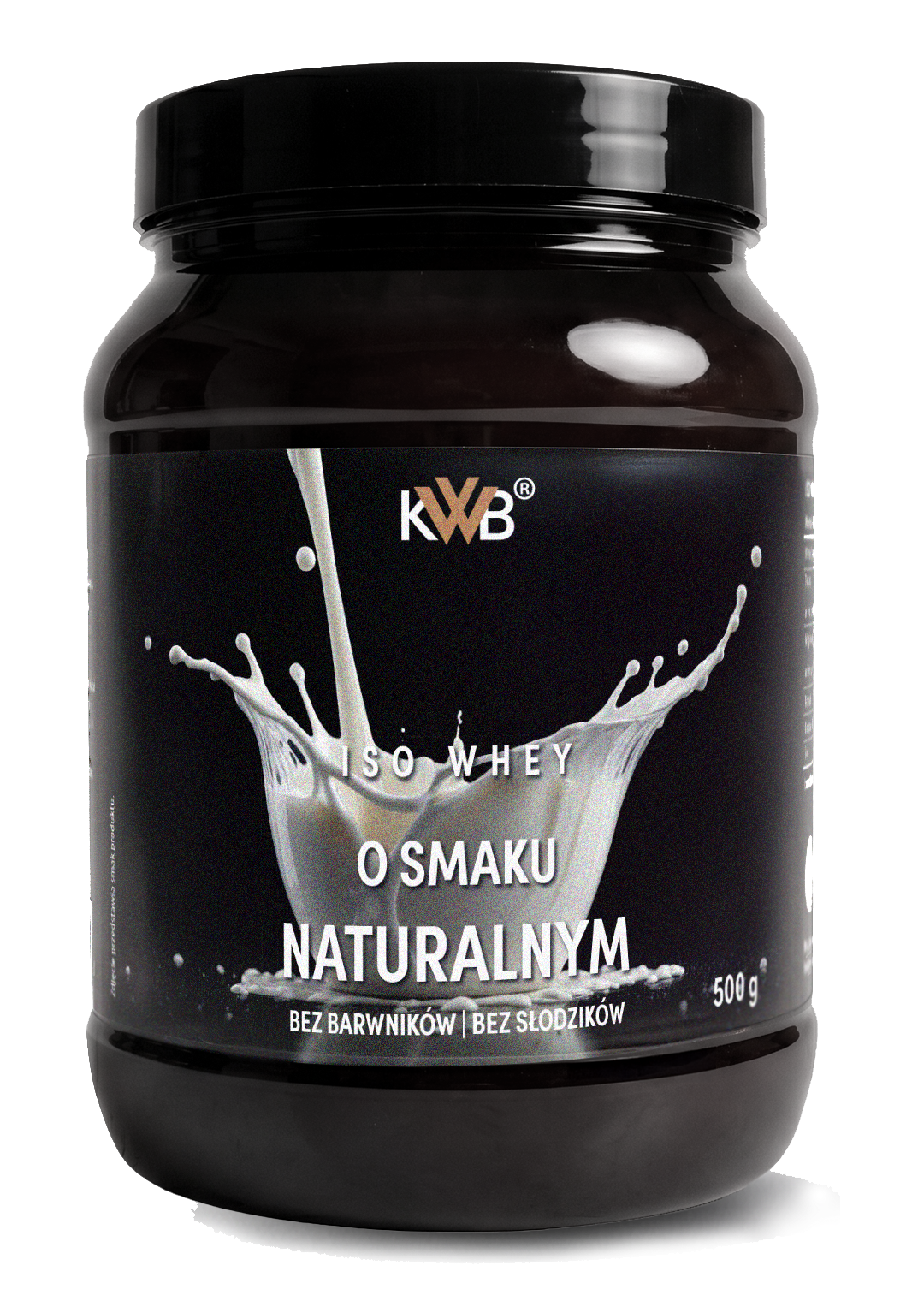 KWB ISO WHEY NATURAL - odżywka białkowa 500 g