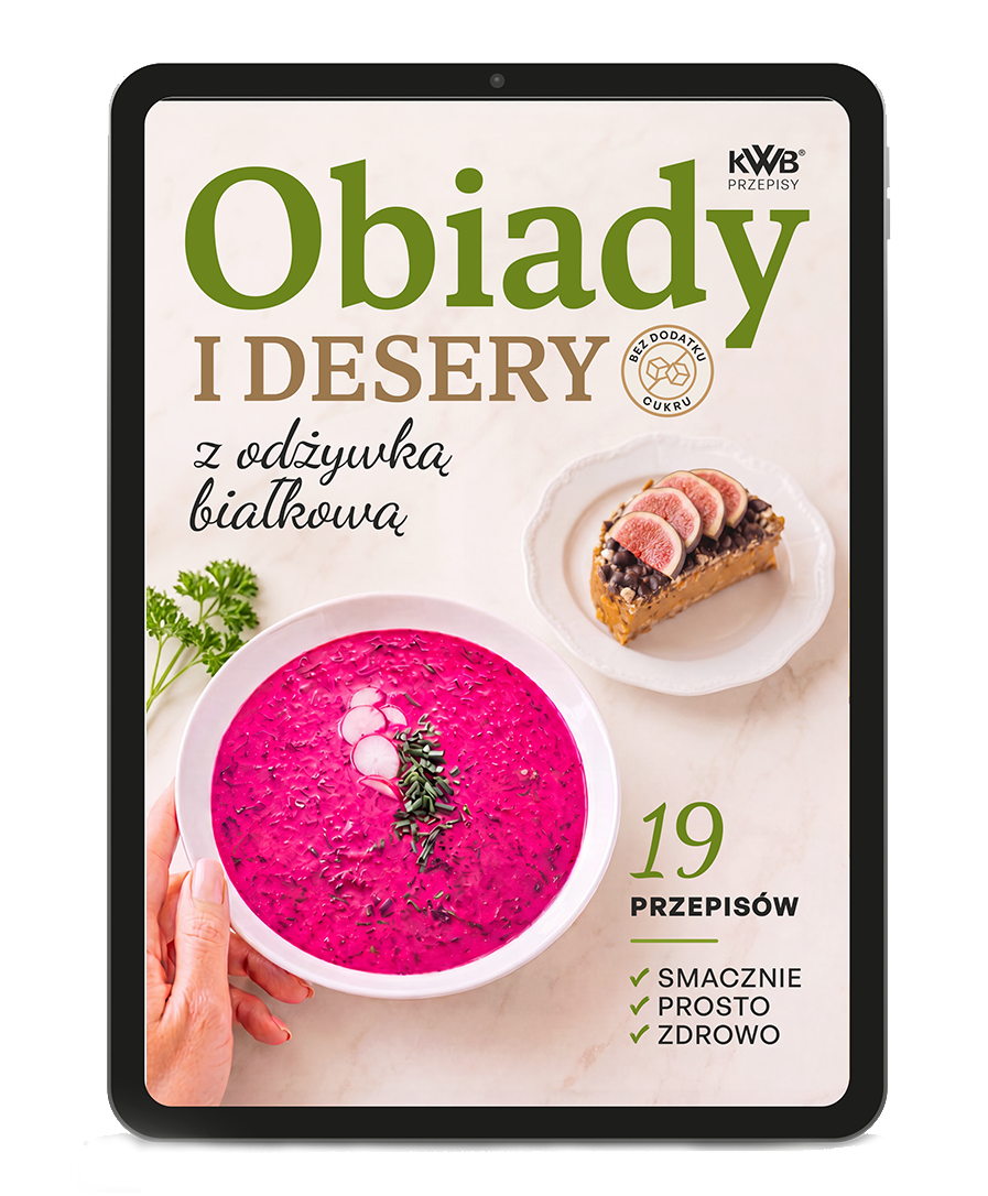 E-book Obiad i desery z odżywką białkową - 19 przepisów