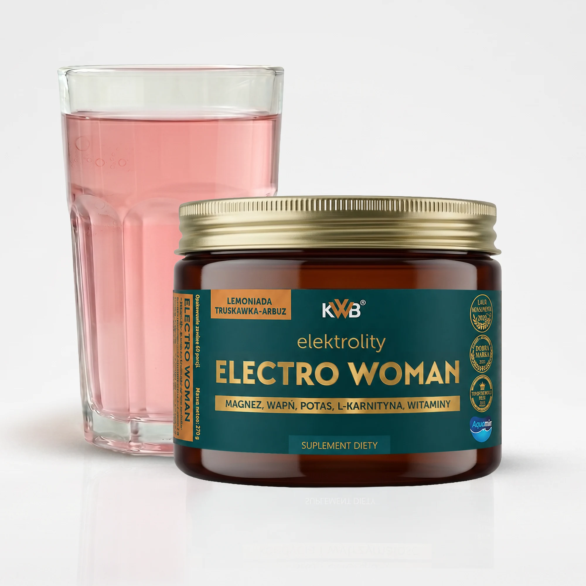 electro-woman-270g-truskawka-arbuz-glass